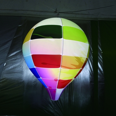 New Product Sky Giant Big Ball Advertising LED Lighting PVC Balloon Inflatable Helium Planet Balloon for Event Decoration