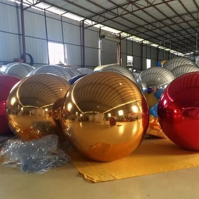 Home Decoration 100CM Laser Silver PVC Ball Hanging Material Clear Christmas Disco Mirror Balls