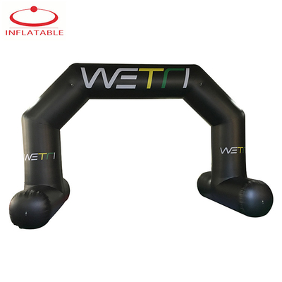 Outdoor Event Inflatable Finish Arch Waterproof With Custom Printing