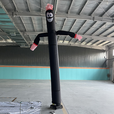 3 m Cudtomized Logo advertising inflatable sky dancer one legged Outdoor activity air dancer with engine