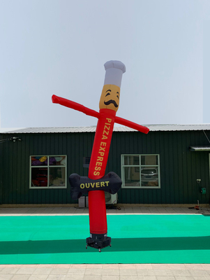Size 5m Custom Inflatable Tube Man With Blower For Promotion