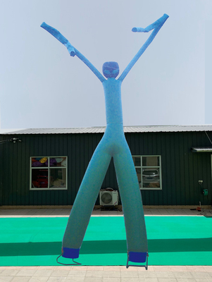 Size 5m Custom Inflatable Tube Man With Blower For Promotion