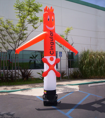3M Custom Air Dancers Inflatable Tube Man Single Leg Digital Printing