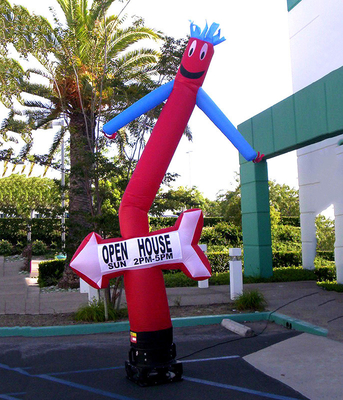 3M Custom Air Dancers Inflatable Tube Man Single Leg Digital Printing