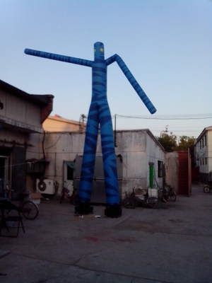 Weddings Inflatable Tube Man With Blower 110V Customized Air Dancer