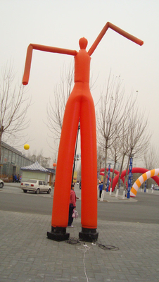 Weddings Inflatable Tube Man With Blower 110V Customized Air Dancer