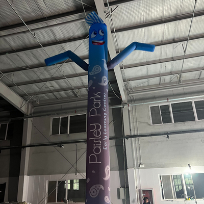 Cartoon Inflatable Waving Man Outdoor Sky Dancer Balloon Custom