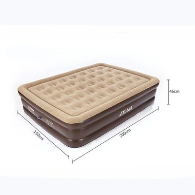 Custom High Quality PVC Folding Single Double Inflatable Bed Sofa Inflatable Lounger Air Sofa Tantra Sofa Bed with Air Pump