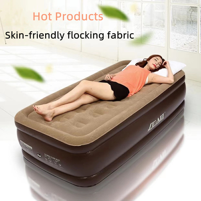 Custom High Quality PVC Folding Single Double Inflatable Bed Sofa Inflatable Lounger Air Sofa Tantra Sofa Bed with Air Pump