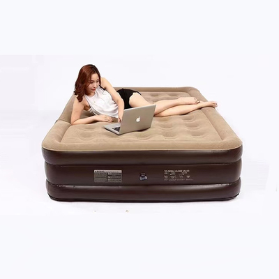 Custom High Quality PVC Folding Single Double Inflatable Bed Sofa Inflatable Lounger Air Sofa Tantra Sofa Bed with Air Pump