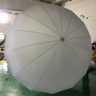 High Quality Customized Logo Full Printing Outdoor Advertising Helium Inflatable PVC Balloon With Light