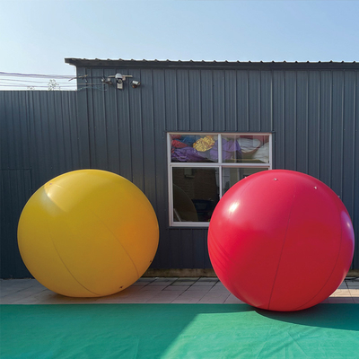 Large Lighted Sphere Balls Inflatable LED Light Helium Balloon for Advertising Parade