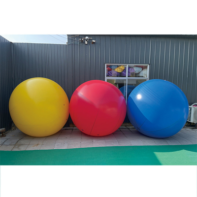 Large Lighted Sphere Balls Inflatable LED Light Helium Balloon for Advertising Parade