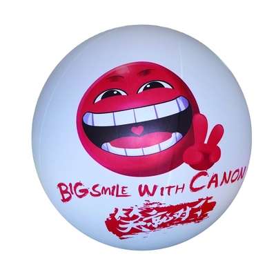 Hot selling Giant PVC inflatable helium balloon PVC white with logo and led light