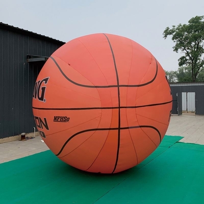 PVC Airtight Inflatable 2 m basketball Advertising With Blower Inflatable Floating Advertising Balloon