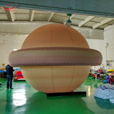 PVC Inflatable Venus Planet Hanging Inflatable Eight Planets Lighted Solar System Balloon For Decoration