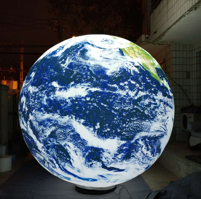 PVC Customized size nine planet decoration 3 M inflatable earth with LED inside for event sale