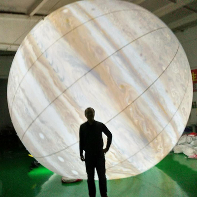 PVC Customized size nine planet decoration 3 M inflatable earth with LED inside for event sale