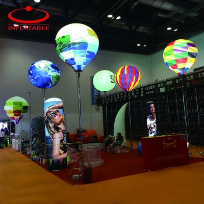 New Product Sky Giant Big Ball Advertising LED Lighting PVC Balloon Inflatable Helium Planet Balloon for Event Decoration