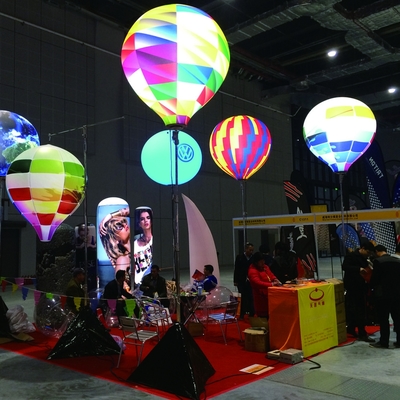 New Product Sky Giant Big Ball Advertising LED Lighting PVC Balloon Inflatable Helium Planet Balloon for Event Decoration