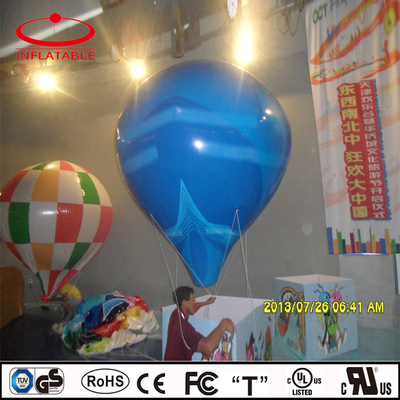 Customized Giant drop shape Inflatable Balloon Advertising Inflating Lighting PVC Helium Balloon