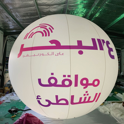 Customized Outdoor PVC Cloth Advertising Sealed Inflatable Planet Mars Balloons on Sale