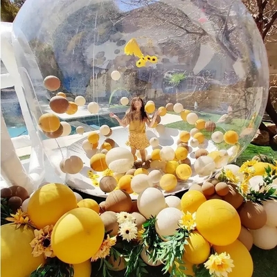 Fun House Clear Inflatable Crystal Igloo Dome Bubble Tent Transparent Kids Inflatable Bubble Balloons House for Party