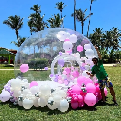 Inflatable Bubble Tent Transparent Igloo Dome Tent PVC Globe Clear Inflatable Bubble House for Outdoor Camping Wedding Party