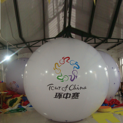 High Quality Decorative Air Sealed PVC advertising Inflatable Flying Balloon with Logo Printing