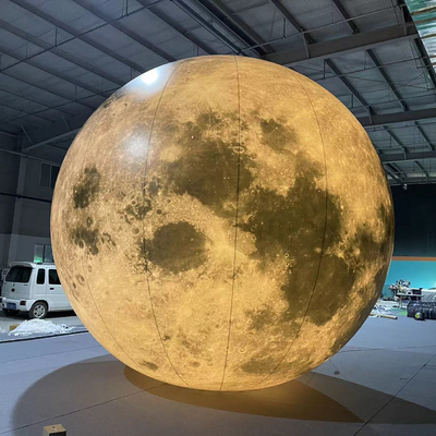 Wholesale Large Inflatable Giant Moon Planet Ball Balloon Jump Inflatable Moon with LED