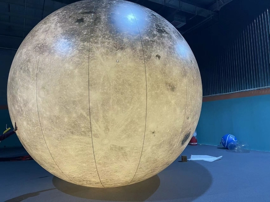 Wholesale Large Inflatable Giant Moon Planet Ball Balloon Jump Inflatable Moon with LED