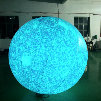 Custom Logo Large Advertising Inflatable Model Led Light Inflatable Moon Balloon for Decoration