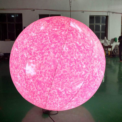 Custom Logo Large Advertising Inflatable Model Led Light Inflatable Moon Balloon for Decoration