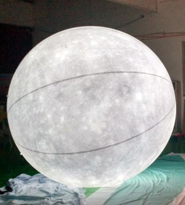 Custom Logo Large Advertising Inflatable Model Led Light Inflatable Moon Balloon for Decoration