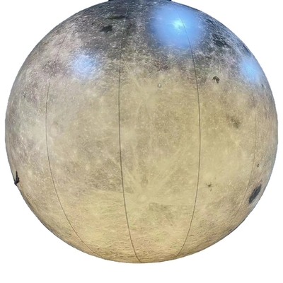 Large Inflatable Moon balloon Model Giant Advertising Decoration Inflatable Moon Model with changing Led Light