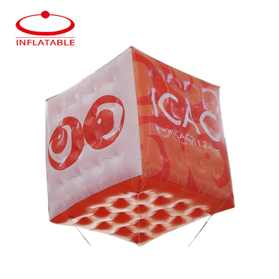 Air sealed pvc inflatable helium flying balloon with logo for advertising