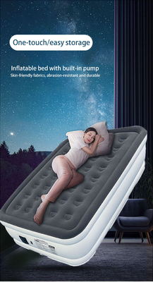 Custom High Quality PVC Folding Single Double Inflatable Bed Sofa Inflatable Lounger Air Sofa Tantra Sofa Bed with Air Pump