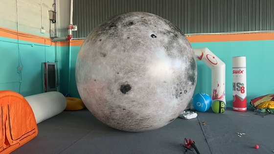 fashion design hot selling  solar system large led inflatable hanging planets