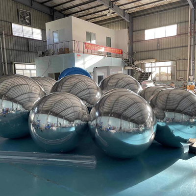 Dazzling Display Element Opulent Reflective Balloon Inflatable PVC Mirror Ball for Celebrations