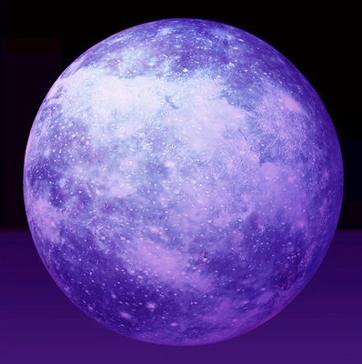 Giant Advertising Inflatable Moon Model With Led Light Large Inflatable Moon Balloon For Decoration