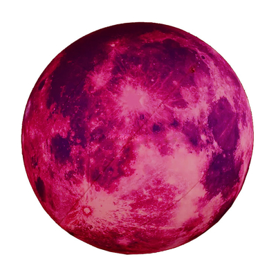 Giant Advertising Inflatable Moon Model With Led Light Large Inflatable Moon Balloon For Decoration