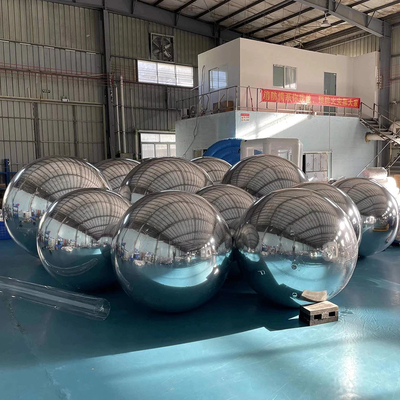 Giant Event Decoration PVC Floating Sphere hanging giant inflatable mirror ball