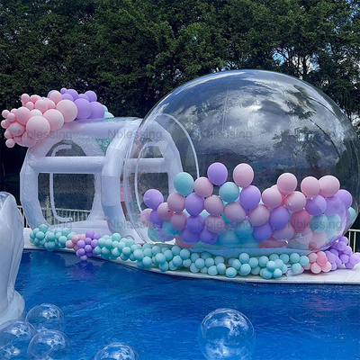 Fun House Clear Inflatable Crystal Igloo Dome Bubble Tent Transparent Kids Inflatable Bubble Balloons House for Party
