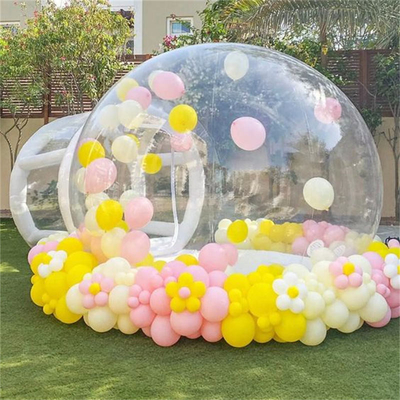 Fun House Clear Inflatable Crystal Igloo Dome Bubble Tent Transparent Kids Inflatable Bubble Balloons House for Party