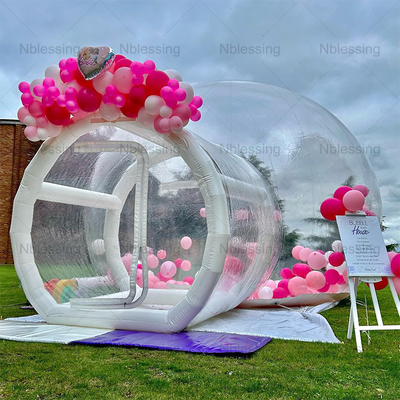 Fun House Clear Inflatable Crystal Igloo Dome Bubble Tent Transparent Kids Inflatable Bubble Balloons House for Party