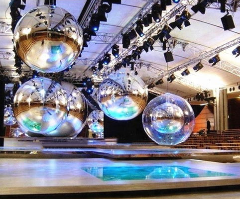 Cheap Giant Shinny Ball PVC Inflatable Reflective Ball /Inflatable Sphere Mirror Balloon/Inflatable Christmas Mirror Sphere