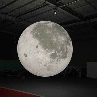 2 m Giant LED Lighting Moon Balloon Inflatable Globe Planet Solar System Balloon for Decorations