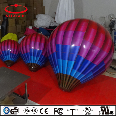 Giant PVC inflatable helium balloon Hot selling  PVC white with logo and led light Balloon