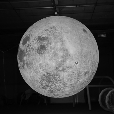 Decoration Advertising Inflatable Moon Model Large Inflatable Moon Balloon with Led Light