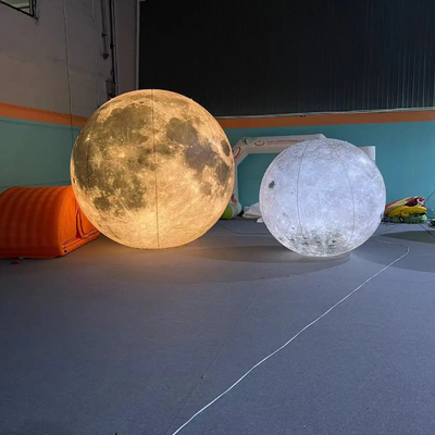 Outdoor LED Light Giant Advertising Decoration Inflatable Model Large Inflatable Moon Balloon